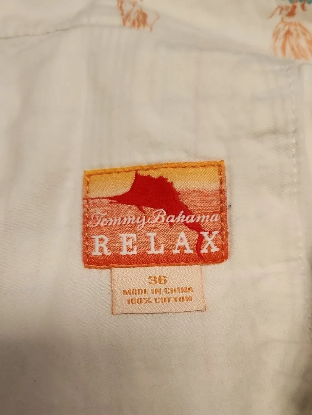 Tommy Bahama White Plaid Seersucker Flat Front Shorts